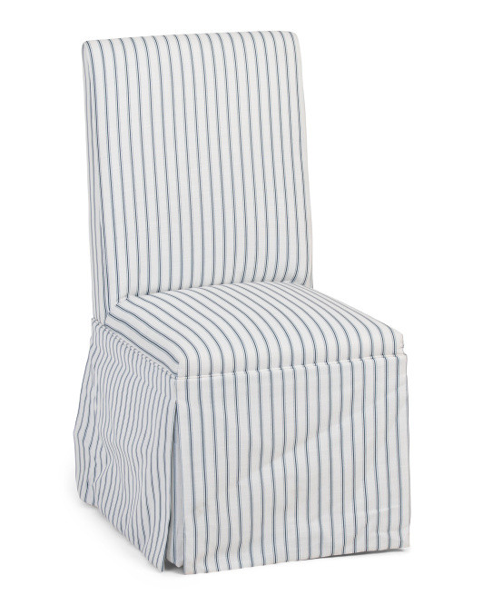 Striped Slipcover Dining Chair | TJ Maxx