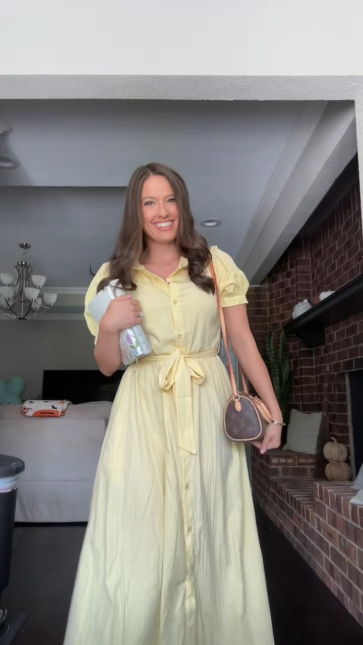 Butter yellow for church today! 💛 Wearing size small!

#LTKFindsUnder50 #LTKStyleTip #LTKPetite