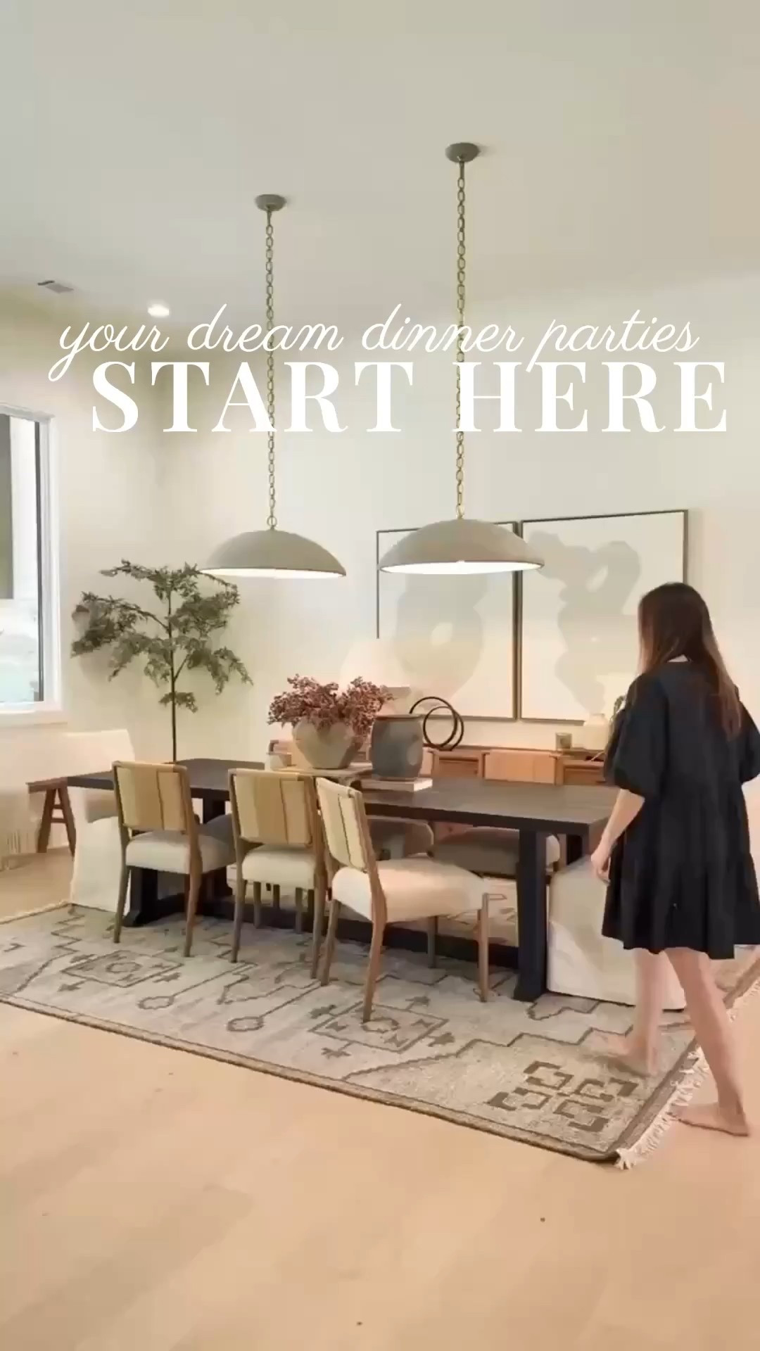 ✨ A dining room should feel both inviting and elevated—and this Modern Classic design strikes the perfect balance. From the oversized pendants to the layered textures in the rug and seating, every element works together to create a space you’ll love gathering in. 🍽️🌿

Do you want to bring our dreamy Modern Classic style interior design into your own home? 🏡 You’re in luck! Reserve our Online Interior Design packages today -> https://porcheandco.com/edesign ✨ We can’t wait to work with you & design your home with #porcheandco

#porcheandco #diningroomdesign #moderndining #modernclassic #interiordesign #edesign #onlinedesign #interiorstyling #homedecorideas #visionboard #moodboard


#LTKvlog #LTKHome #LTKOver40