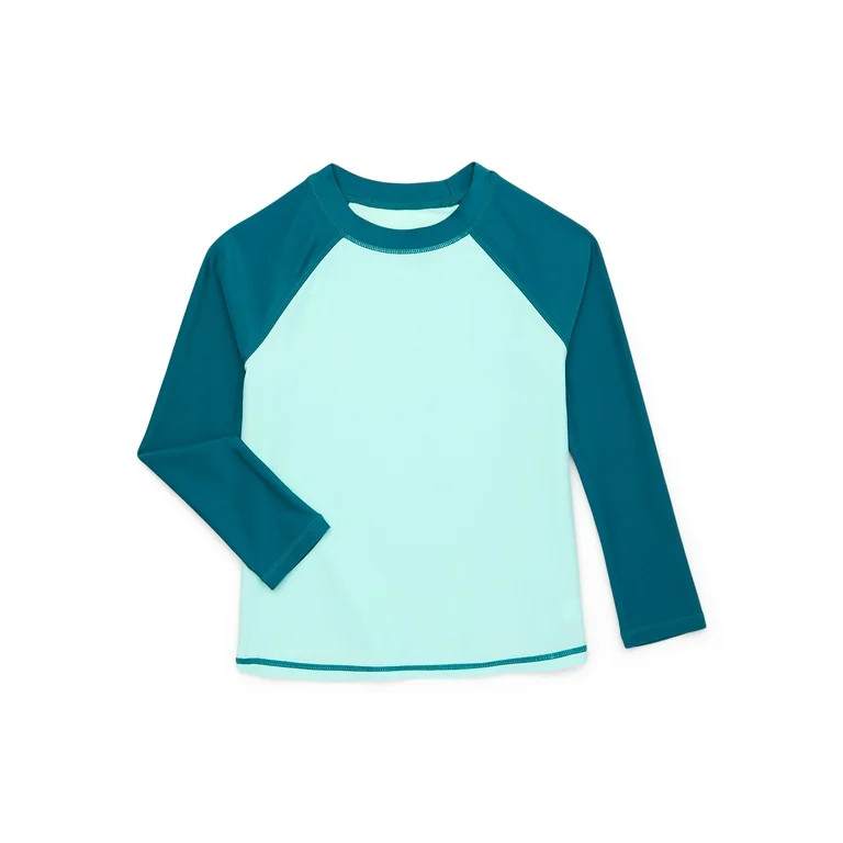 Wonder Nation Boys Long Sleeve Rash Guard with UPF50+, Sizes XS-XL | Walmart (US)