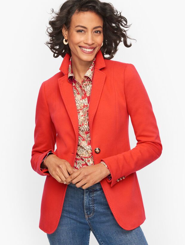 Easy Knit Blazer | Talbots