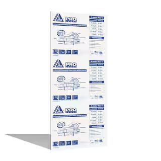 RMAX Pro Select R-Matte Plus-3, 0.5 in. x 48 in. x 8 ft. R-3.2 ISO Rigid Foam Board Insulation 63... | The Home Depot