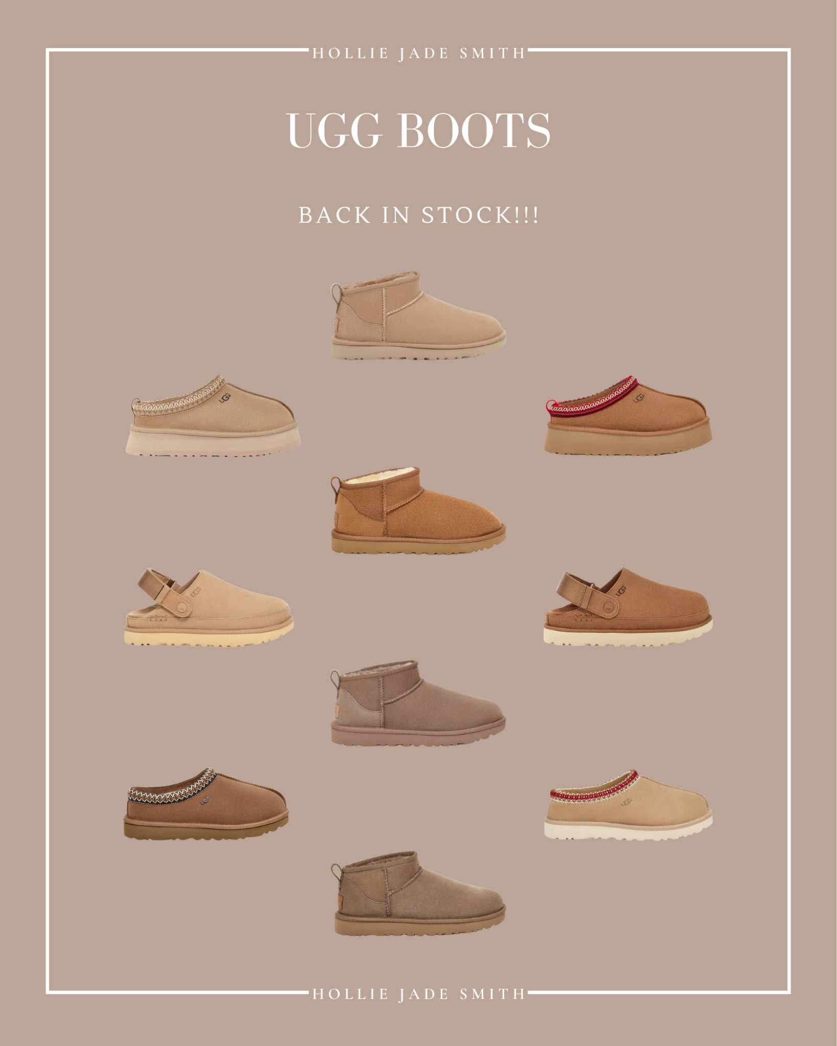 Your sign to get your uggs NOW before they sell out for Autumn!!! 🤎🍂🧸☕️


_
#ugg #uggboots #uggseason #uggs #tazz #ultramini #clogs #goldenstarclog #trending 

#LTKeurope #LTKautumn #LTKuk