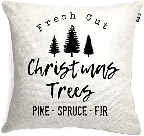 axsl Farmhouse Christmas Trees Pillow Cover Christmas Decor Cuhion Cover Case for Couch Sofa Home... | Amazon (US)