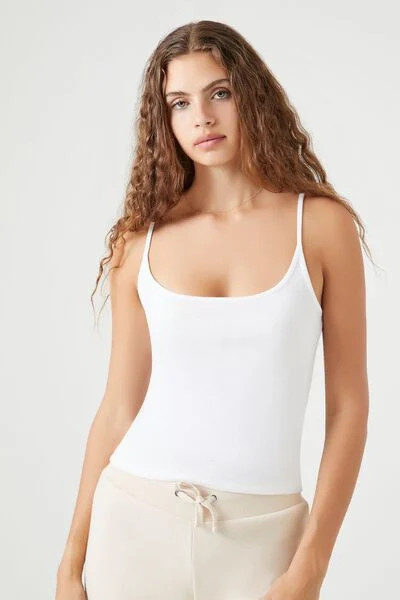 Ribbed Scoop-Neck Cami | Forever 21