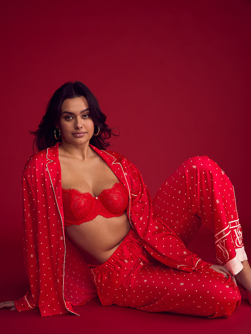 Glazed Satin Long Pajama Set | Victoria's Secret (US / CA )