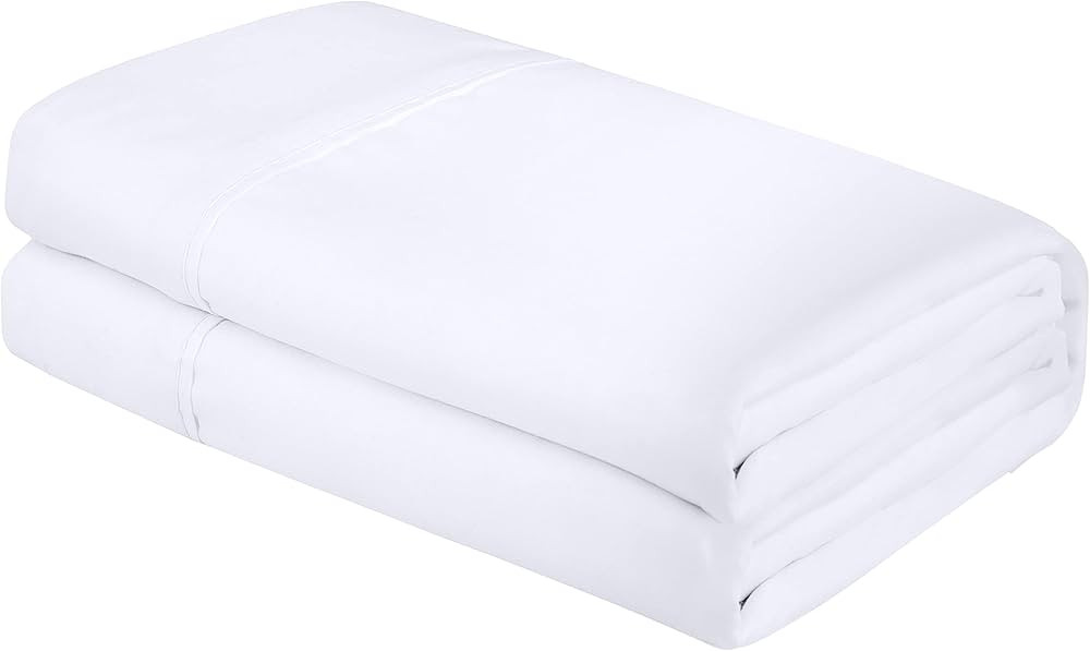Royale Linens Full Flat Sheet - Ultra Soft Brushed 1800 Microfiber Flat Sheets Only - Wrinkle Fre... | Amazon (US)