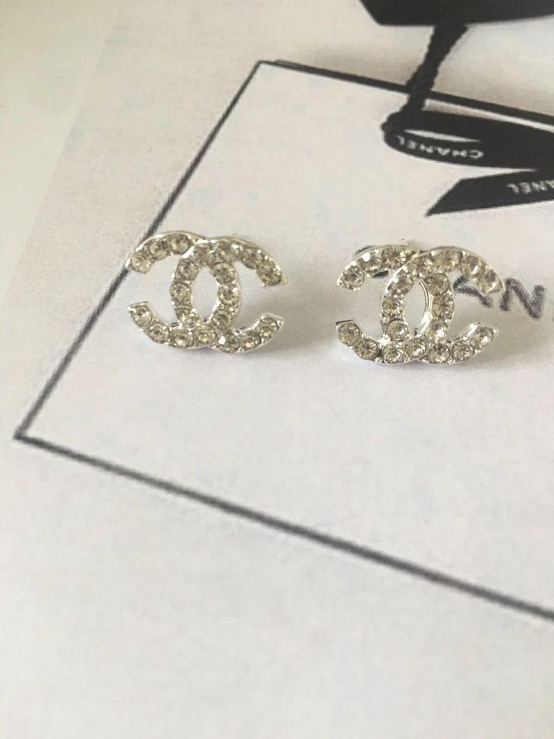 luxury earrings, letter earrings | Etsy (US)