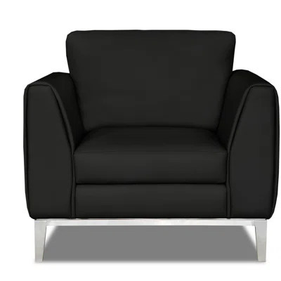 Fairfax Signature 40" Wide Genuine Leather Armchair | Wayfair North America