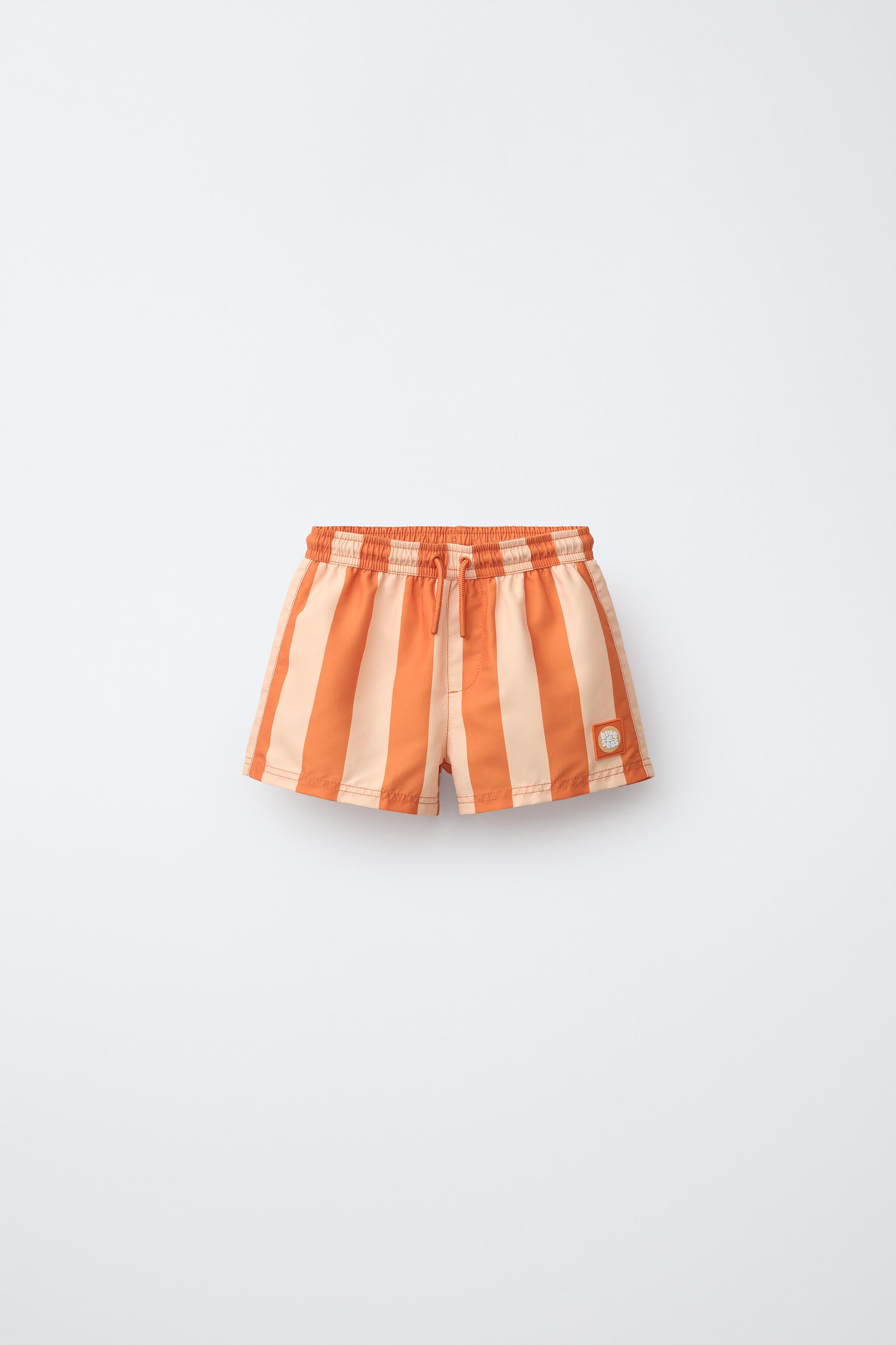 1-6 YEARS / STRIPED SWIM SHORTS | Zara US