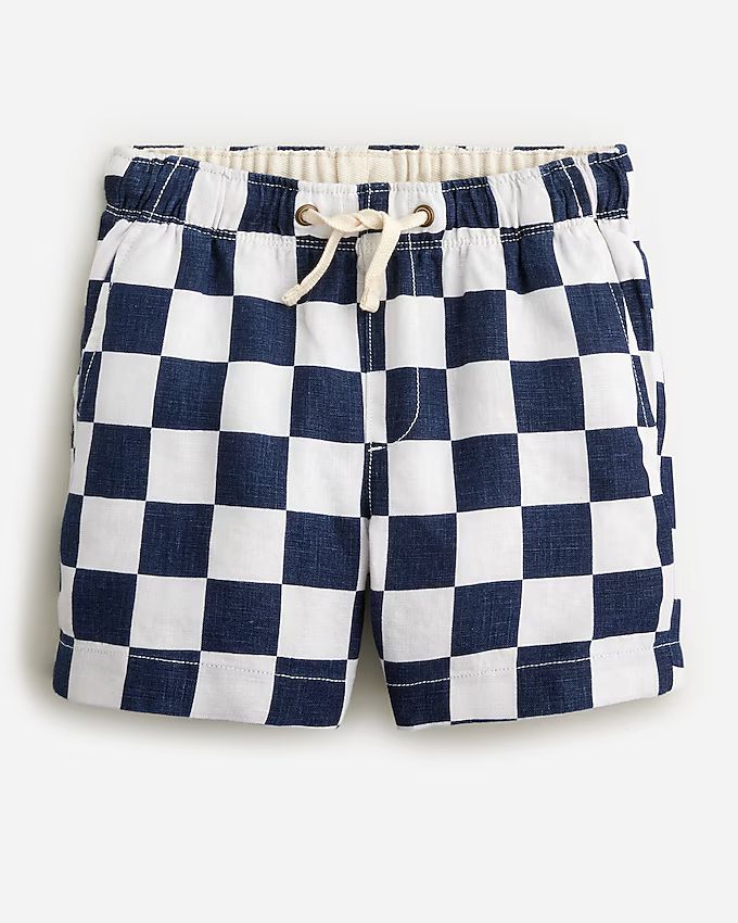 Boys' dock short in linen | J.Crew US