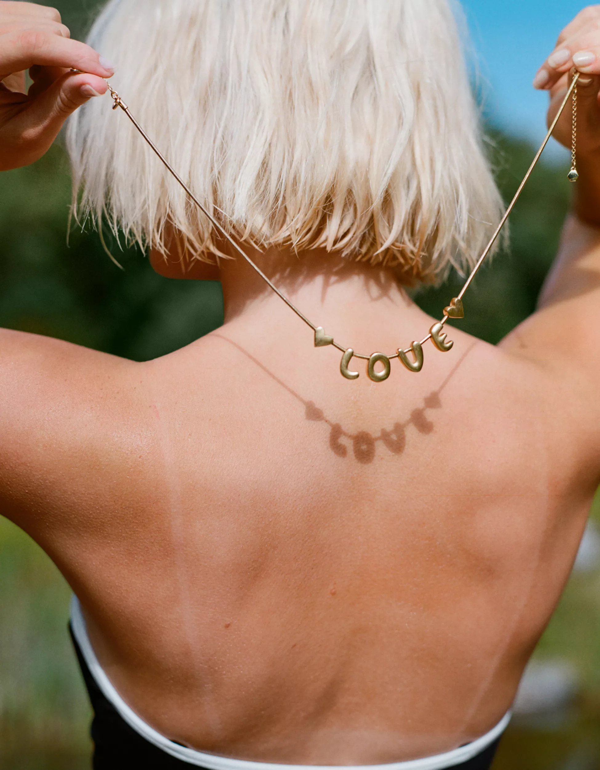 Aerie Bubble Love Necklace | Aerie