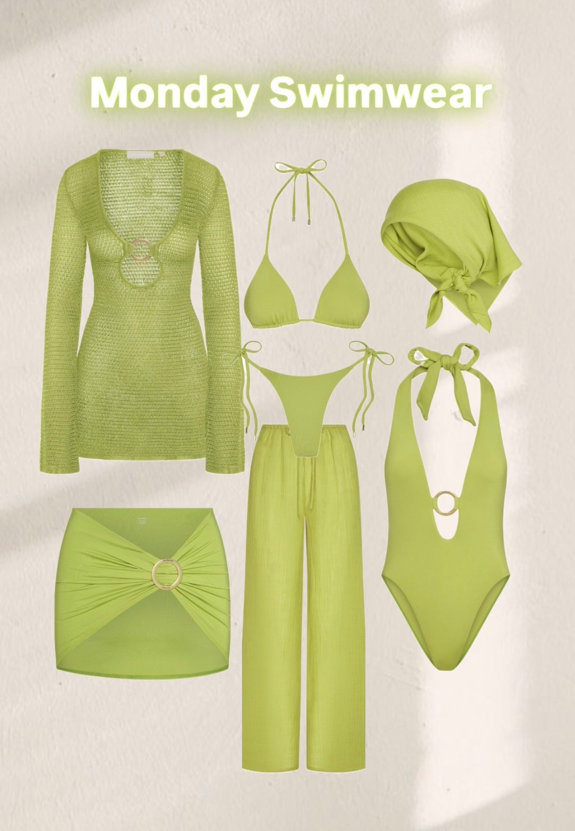 Green swimwear from Monday Swimwear 


#LTKSwim #LTKootd #LTKSeasonal