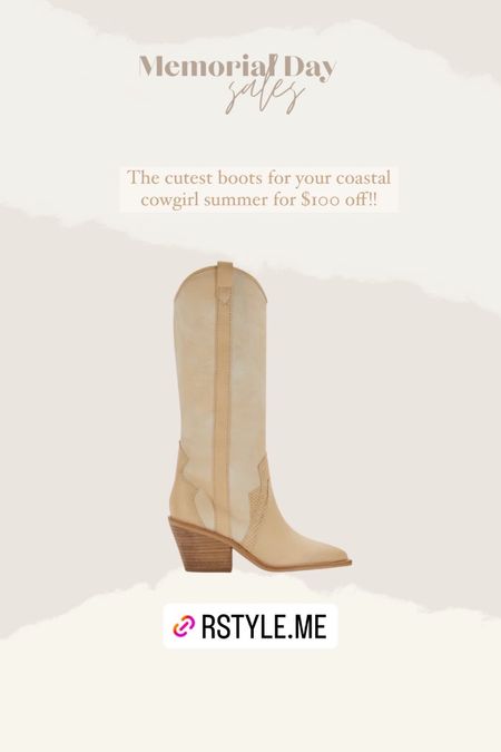 The cutest boots for your coastal cowgirl summer! 🤠 

#LTKshoecrush #LTKstyletip #LTKSeasonal