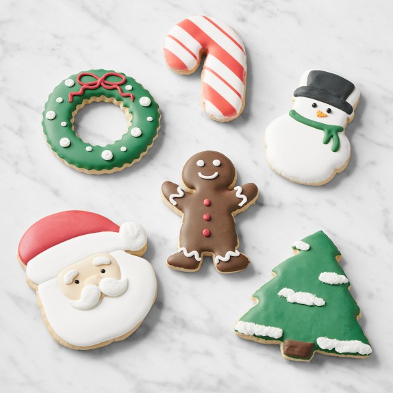 Assorted Christmas Cookies, Set of 6 | Williams-Sonoma