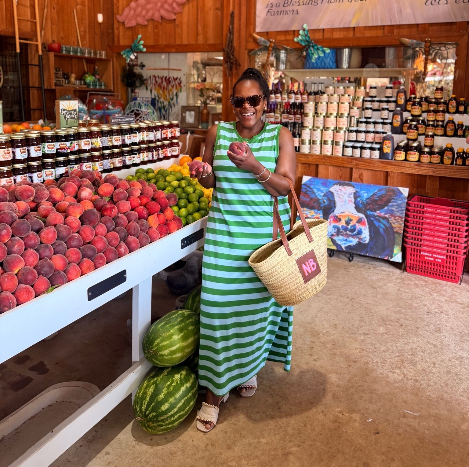Happy Saturday, had to kick off the weekend with a run to the local farmers market 🍓🥔🌽🥬 so glad my stripe knit dress has been restocked in sizes from @J.Crew Factory! So easy to throw on for the Summer!

#LTKootd #LTKSaleAlert #LTKMidsize