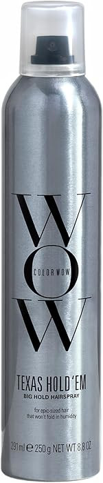 COLOR WOW Texas Hold 'Em Big Hold Hairspray- Hair Spray Extra Hold for all-day style |Heat protec... | Amazon (US)