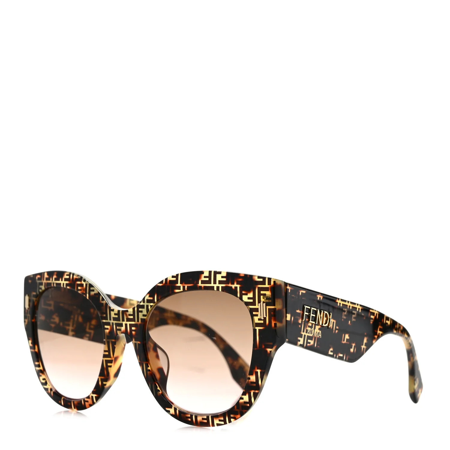 Acetate Fendi Roma Sunglasses FF 0452/F/S Havana | FASHIONPHILE (US)