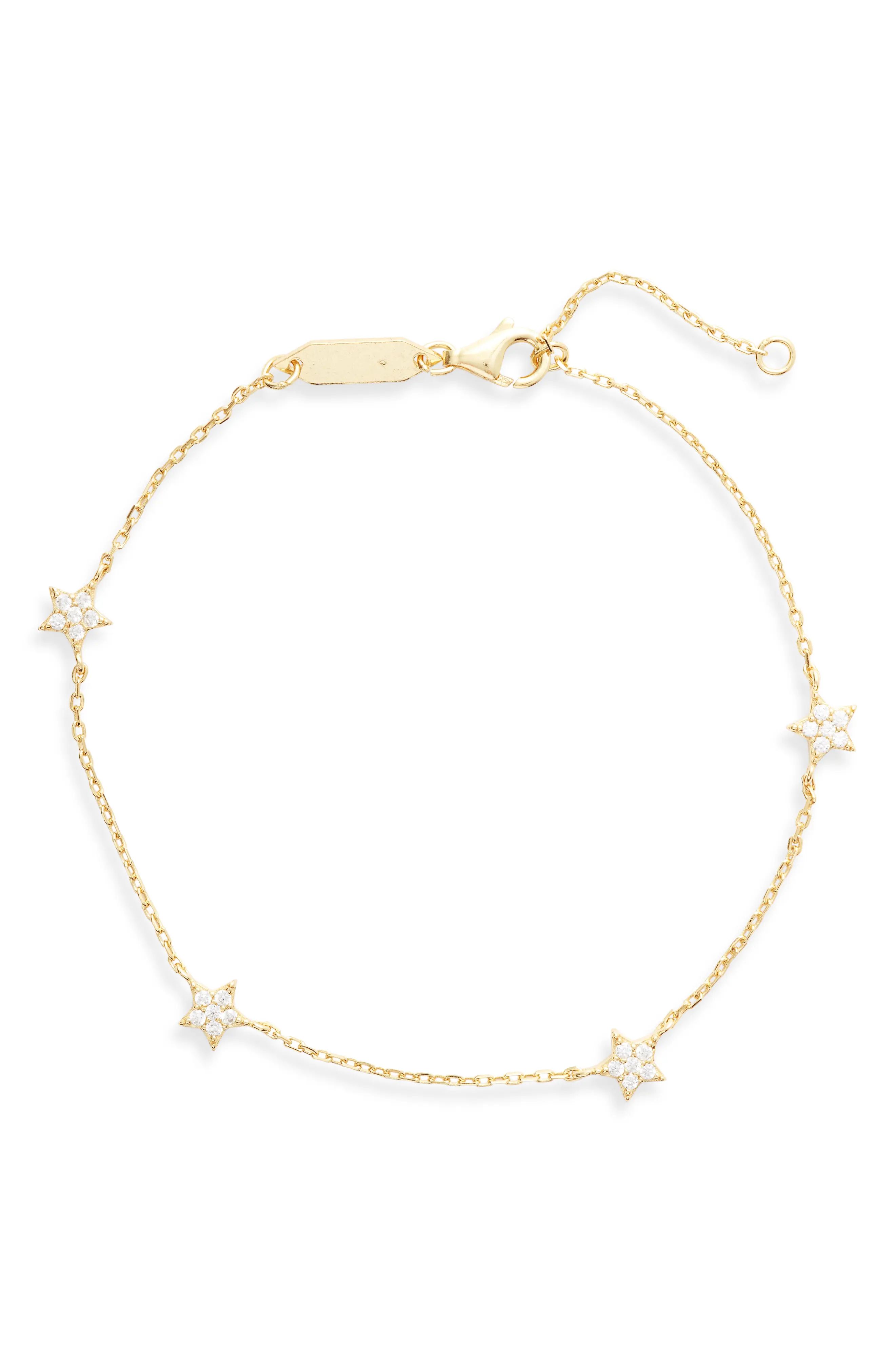 Women's Argento Vivo Sterling Silver Dainty Star Charm Bracelet | Nordstrom