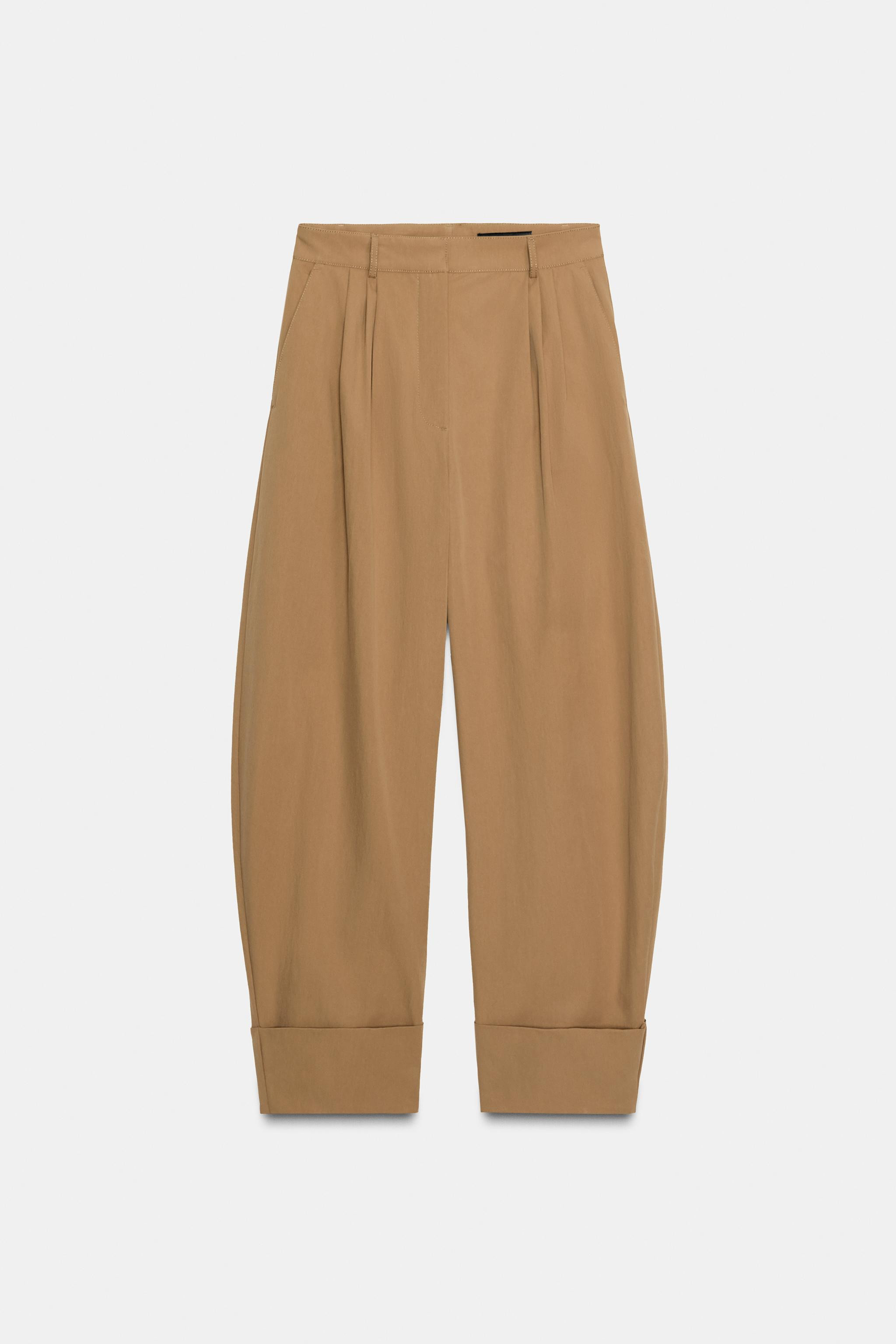 PLEATED CHINO PANTS ZW COLLECTION | Zara US