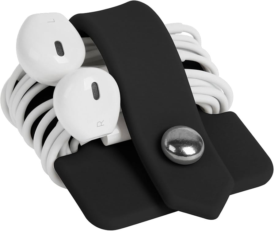 Headphone Case Cord Organizer Earbuds Holder Earphones Case Wrap Winder Headset Keeper Cord Manag... | Amazon (US)