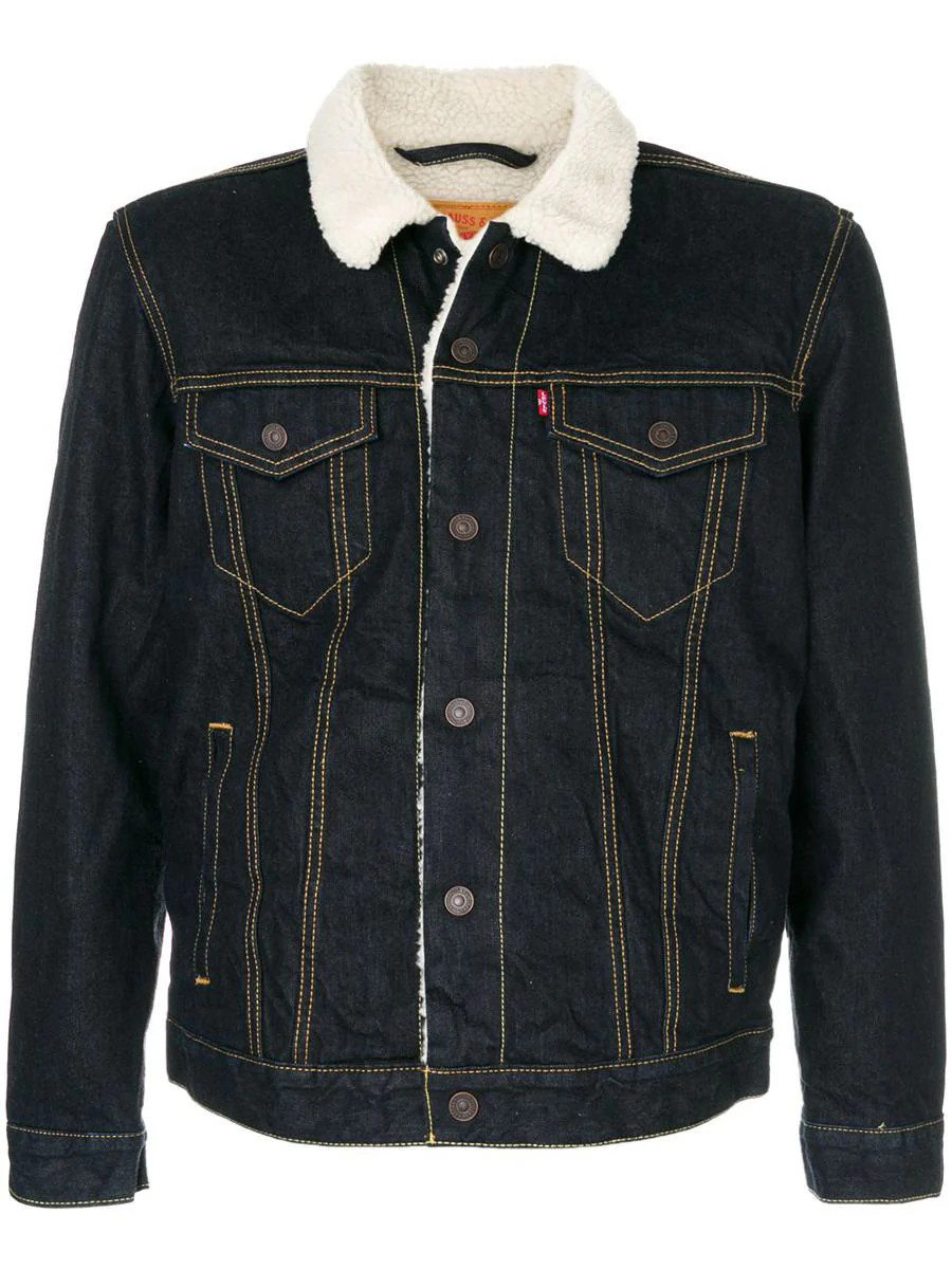Levi'S Denim Jacket With Shearling | Baltini