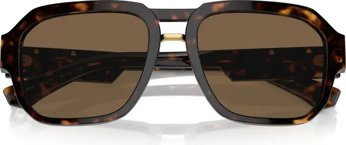Dolce&Gabbana 56mm Pilot Sunglasses | Nordstrom | Nordstrom