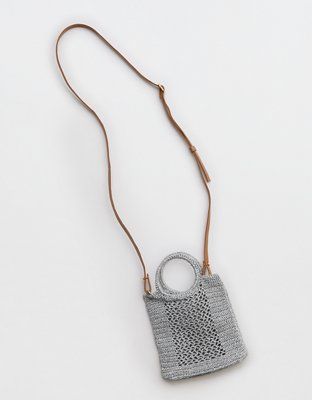 Aerie Mini Crochet Phone Bag | Aerie