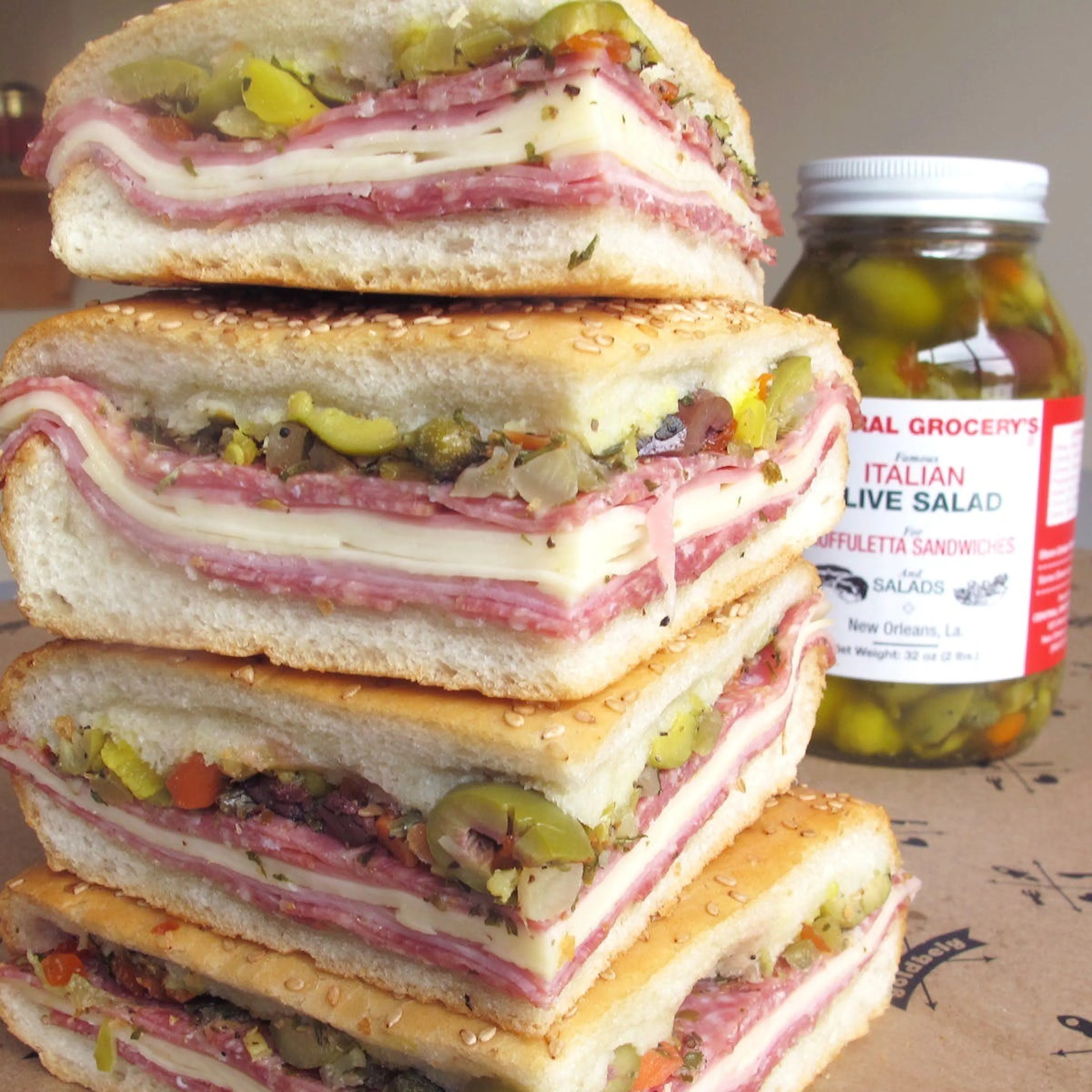 Original Muffuletta Sandwich: Buy 2 Get 1 FREE by Central Grocery Muffulettas | Goldbelly | Goldbelly