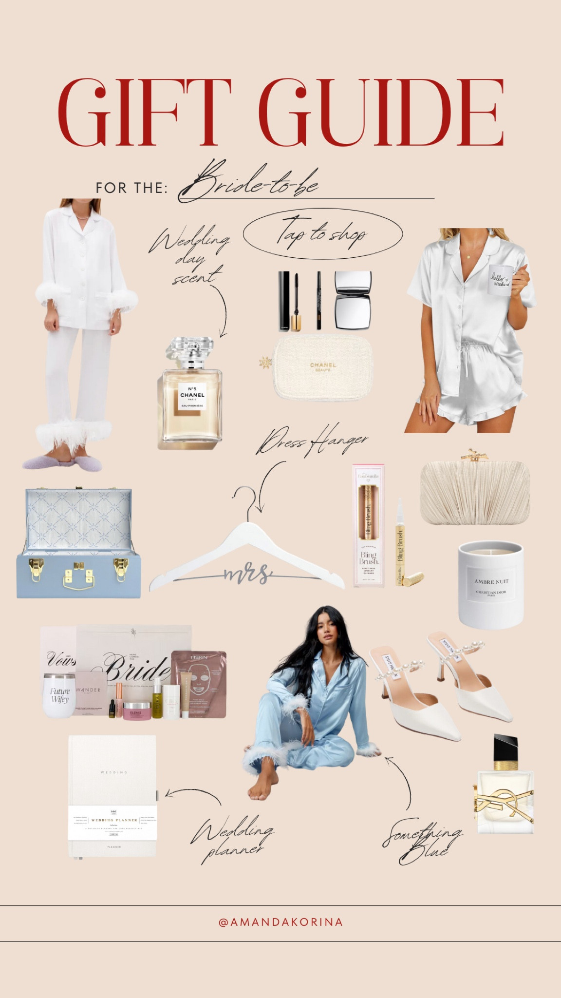 Gift guide for the bride-to-be in your life! 💍 also a great guide for a bridal shower or wedding!

#LTKGiftGuide #LTKHoliday #LTKSeasonal