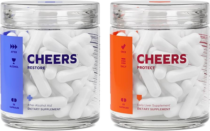 Cheers Liver Combo | Restore + Protect | Support Your Liver & Feel Better After Drinking | DHM, L... | Amazon (US)