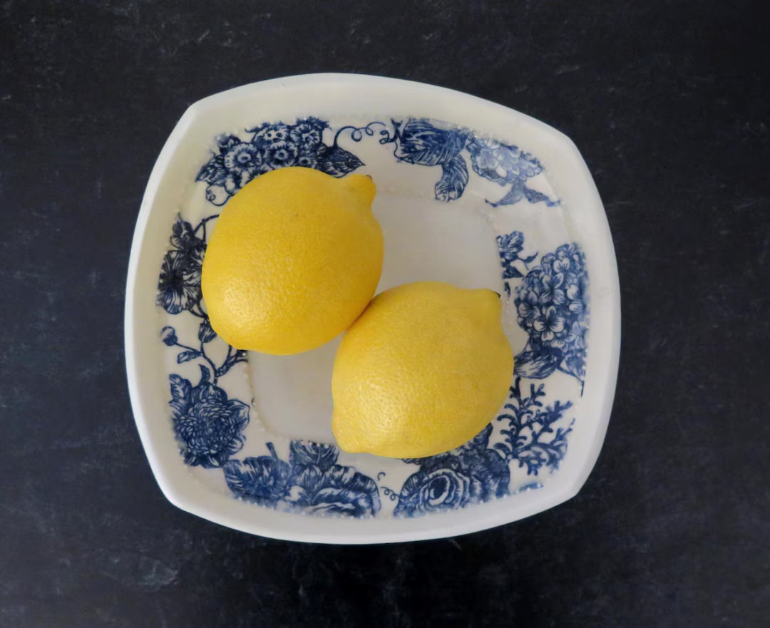 Handmade Porcelain Blue and White Floral Pattern Plate - Etsy | Etsy (US)