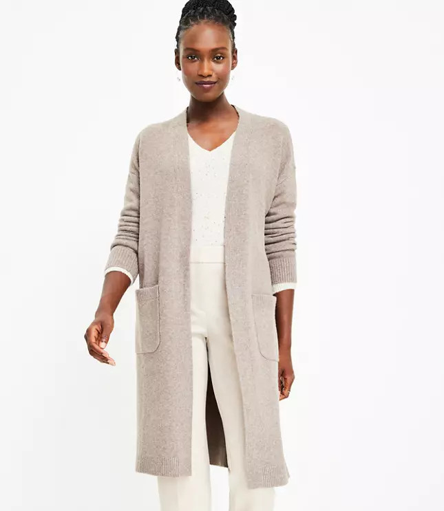 Cozy Pocket Coatigan | LOFT