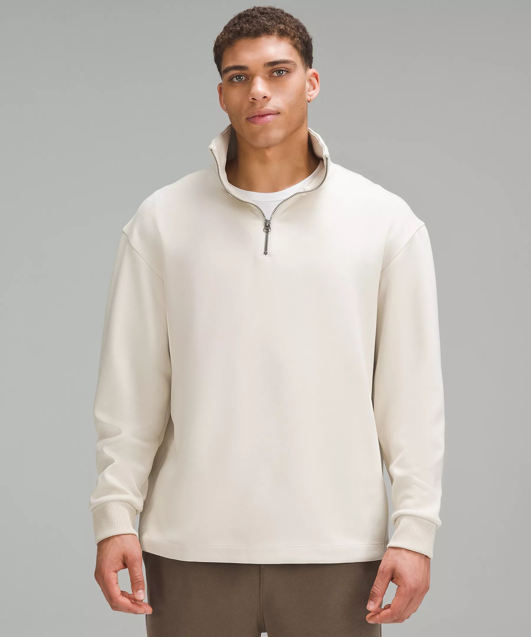 Softstreme Oversized-Fit Half Zip | Men's Hoodies & Sweatshirts | lululemon | Lululemon (US)