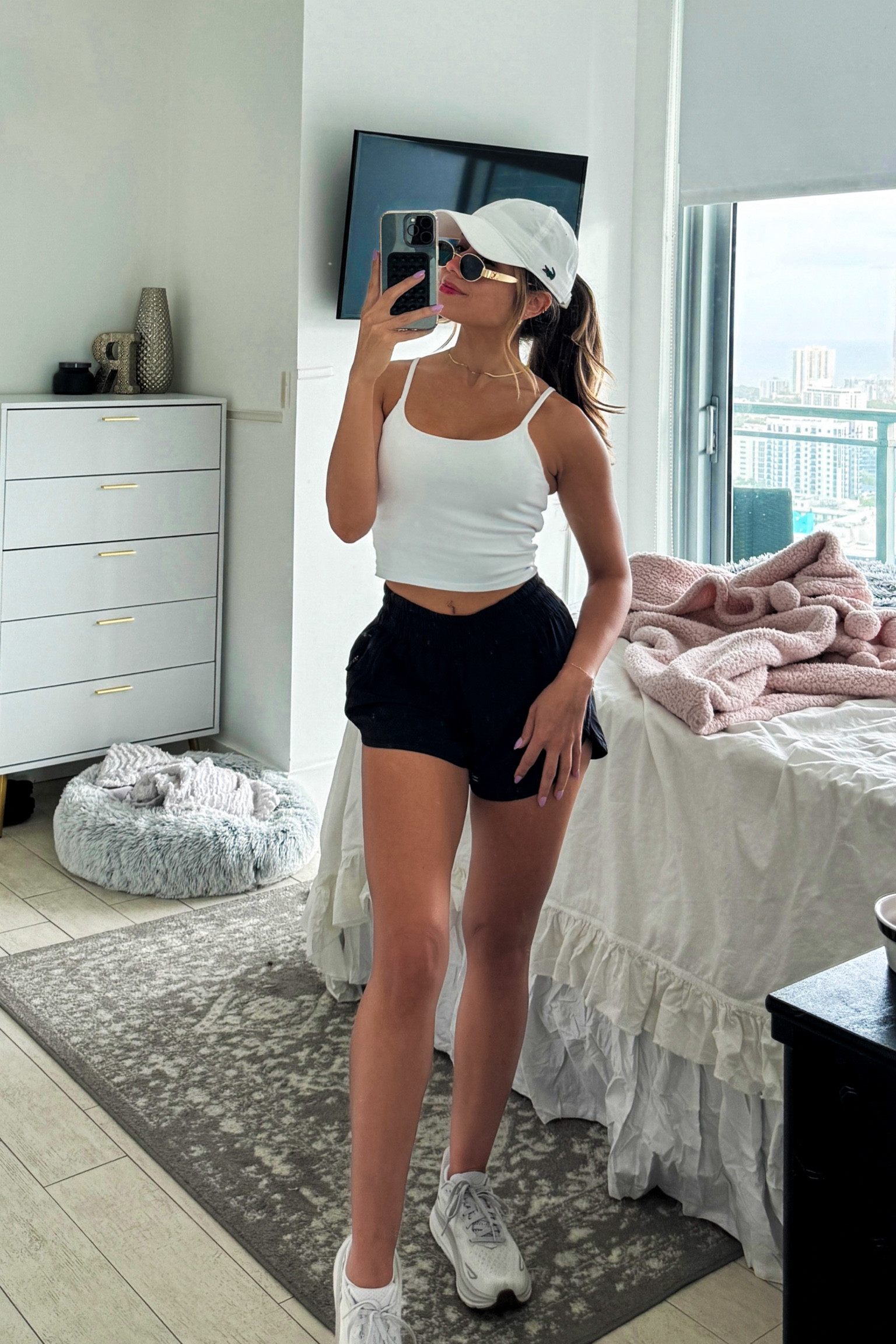 Lululemon dupe! this Amazon workout top is my absolute favorite! great material, removable padding, built in bra and comes in a ton of cute colors. great length not super cropped.
*wearing size small. for reference i’m a 34b/32c

workout top 
sports bra 
leggings 
lululemon 
amazon fashion 
athletic shorts 
athleisure 
athletic clothes 
women’s workout clothes 
gym clothes 
summer clothes 
dupes
tennis outfits 
pickle ball 



#LTKSeasonal #LTKfitness #LTKActive