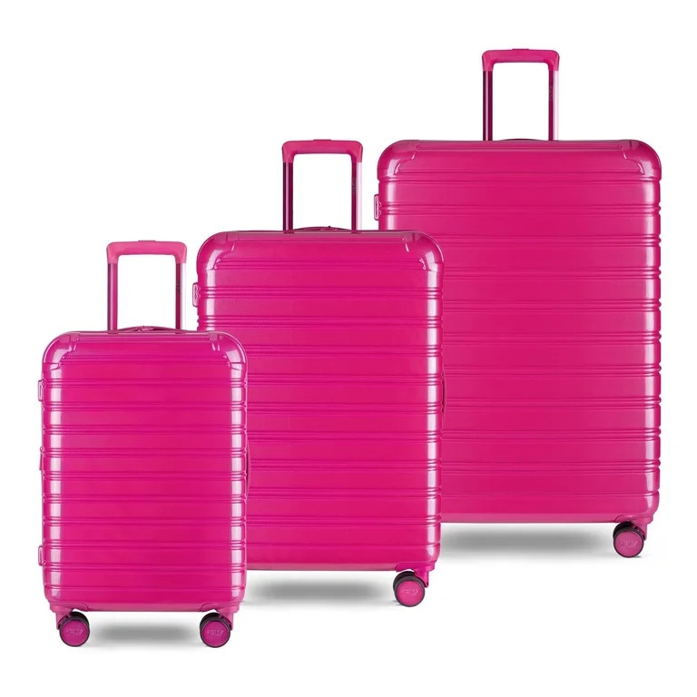 iFLY Fibertech 3.0 3-Piece Expandable Hardside Spinner Luggage Set \u2013 20" Carry-On, 24" & 28"... | Walmart (US)