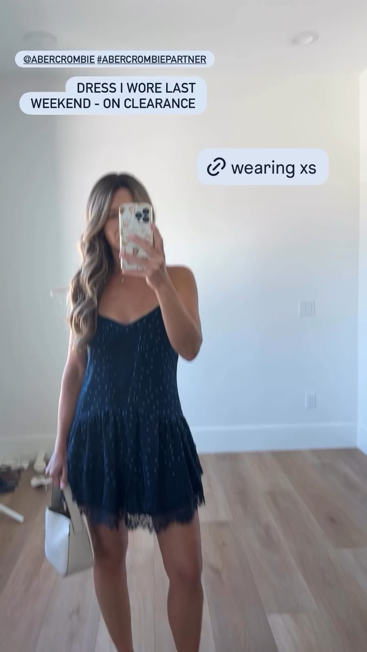 DRESS I WORE LAST WEEKEND - ON CLEARANCE @ABERCROMBIE #ABERCROMBIEPARTNER