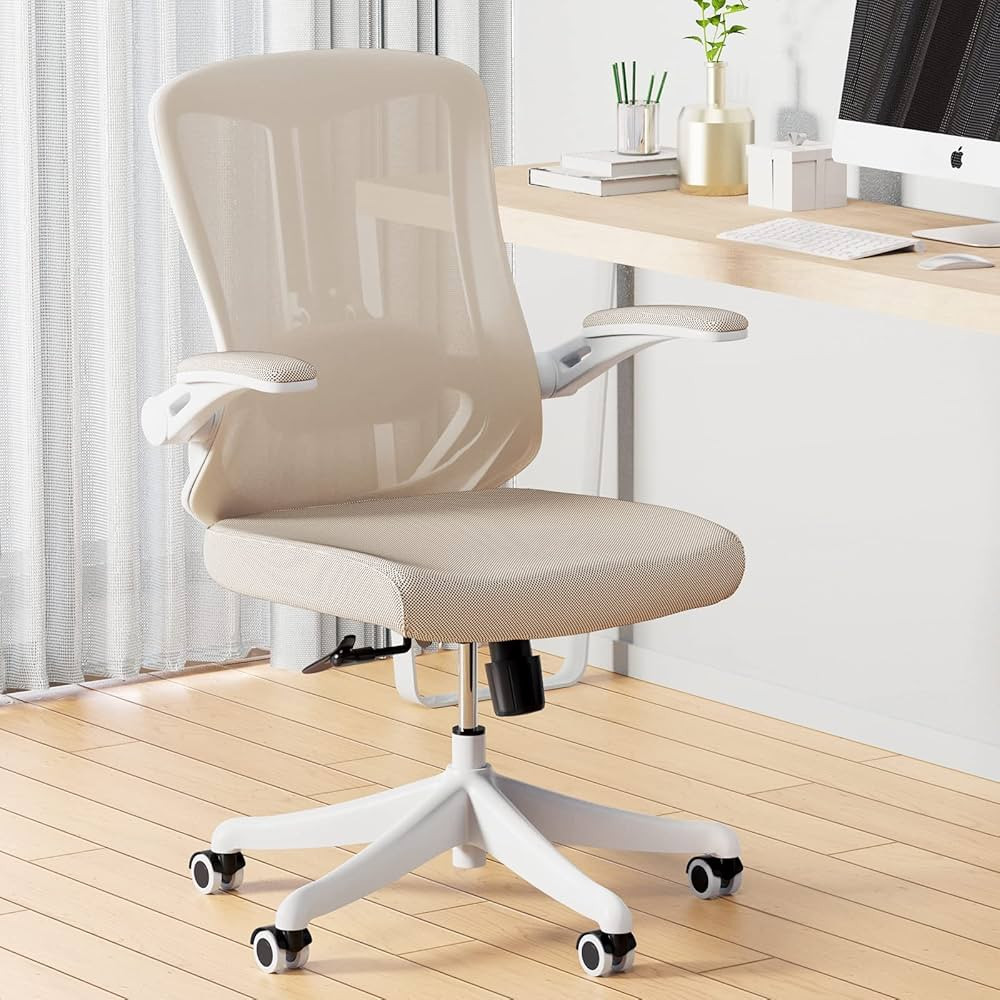 Ergonomic Office Chair, Mid-Back Computer Desk Chair Comfy Lumbar Support - Home Office Mesh Swiv... | Amazon (US)