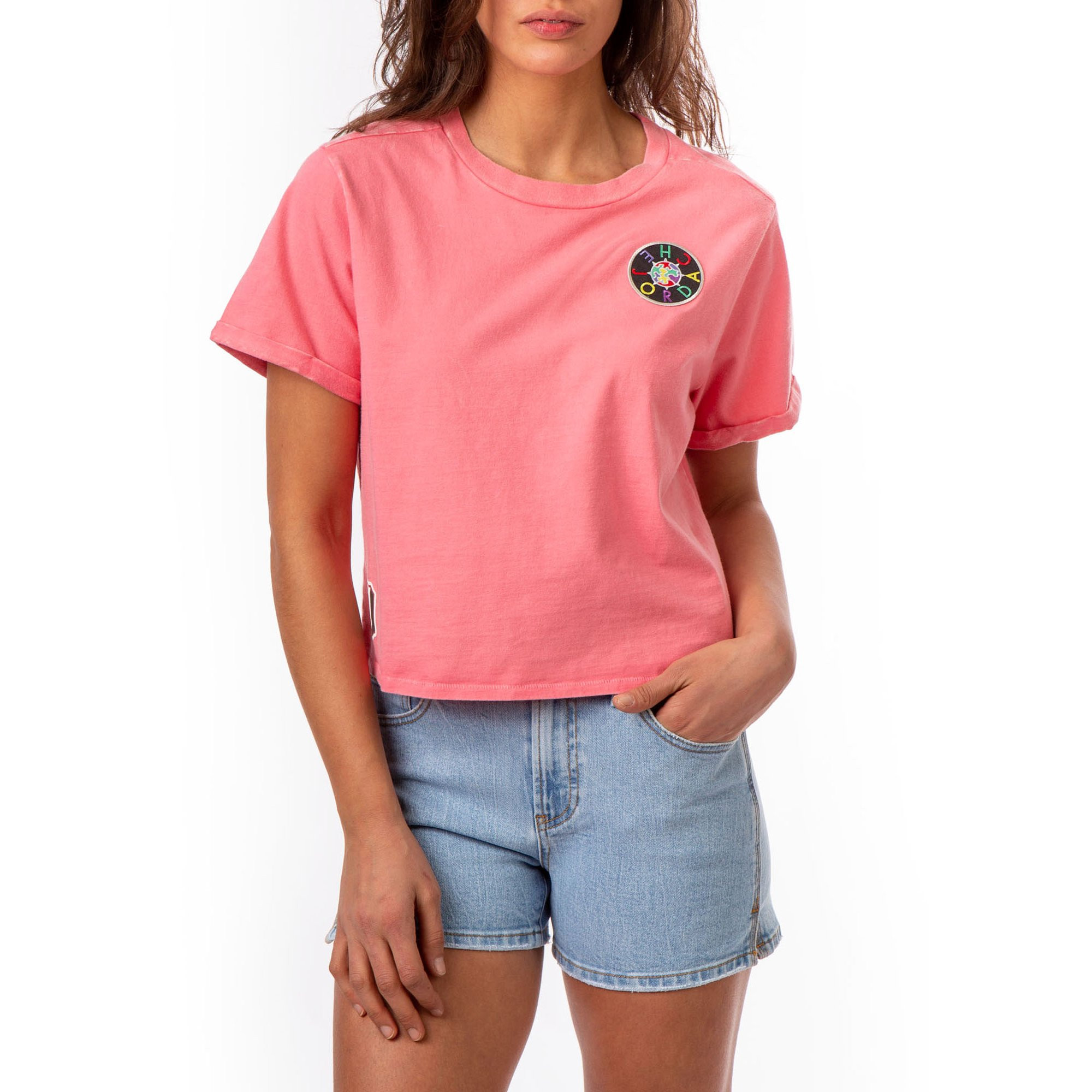 Jordache Vintage Women's Cassie Crop T-Shirt | Walmart (US)