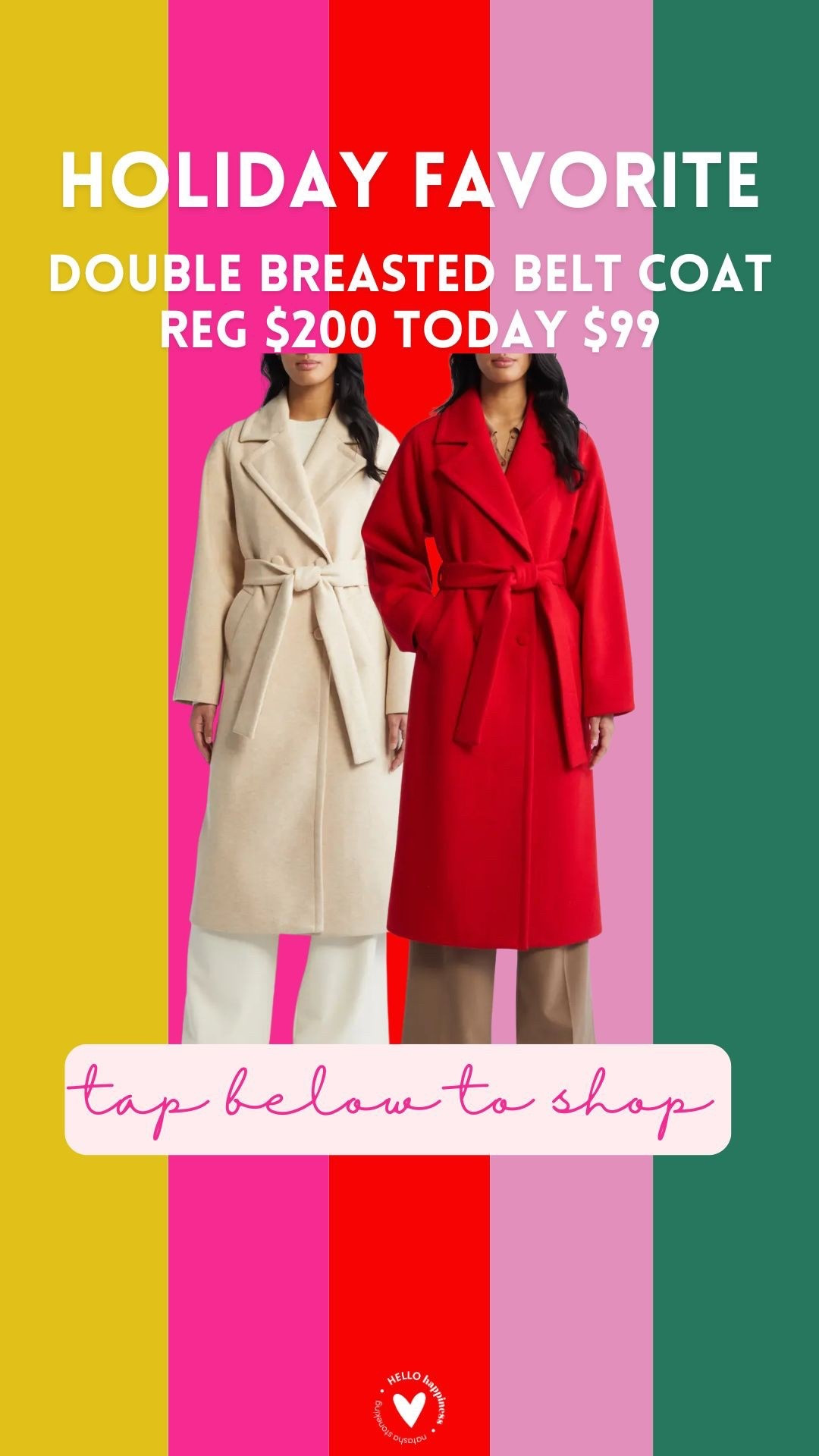 holiday favorite | double breasted coat 

#LTKHoliday #LTKSaleAlert #LTKGiftGuide