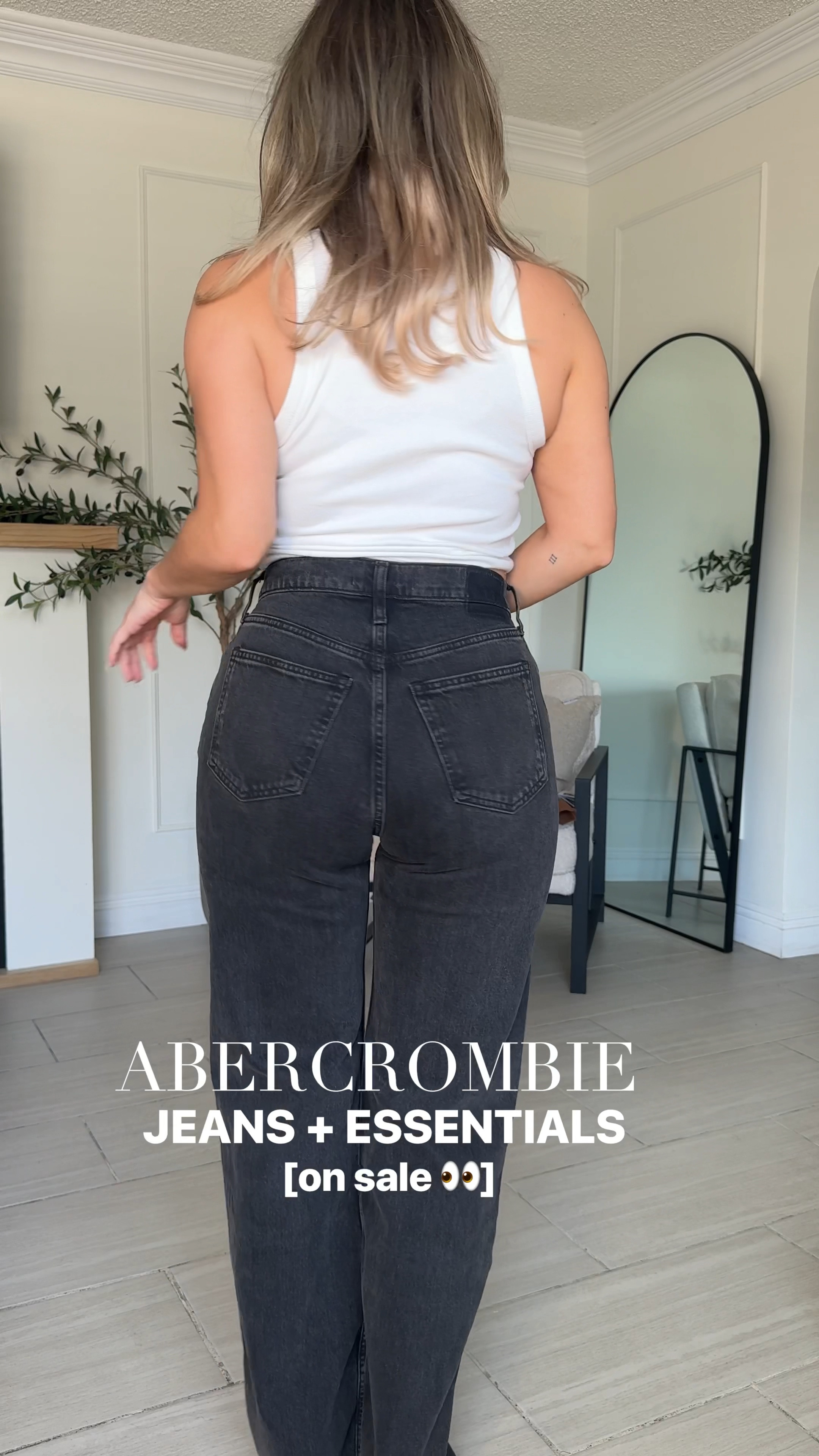 #AbercrombiePartner @abercrombie Fall outfits on sale 👀 🤗 #ad 

✔️ size 27 regular in jeans (I'm 5'2) | small in tops/coats/dress

✔️black jeans are in the color washed black with raw hem 
✔️2nd jeans are in the color Medium destroy 
✔️button up is in the color cream stripe (it's the blue one linked but you have to click on it and choose the color I'm wearing - cream stripe). 

#LTKU #LTKSaleAlert #LTKxAF