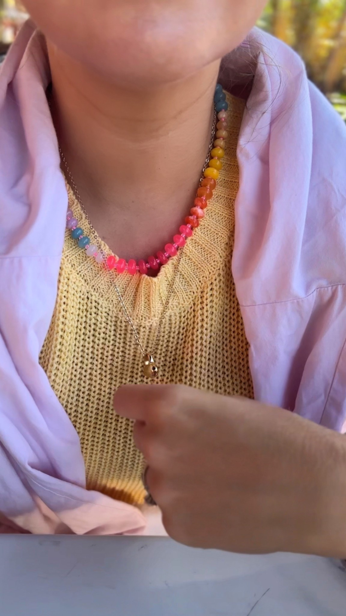 Colorful beaded necklace 

#LTKTravel #LTKFindsUnder50 #LTKSeasonal