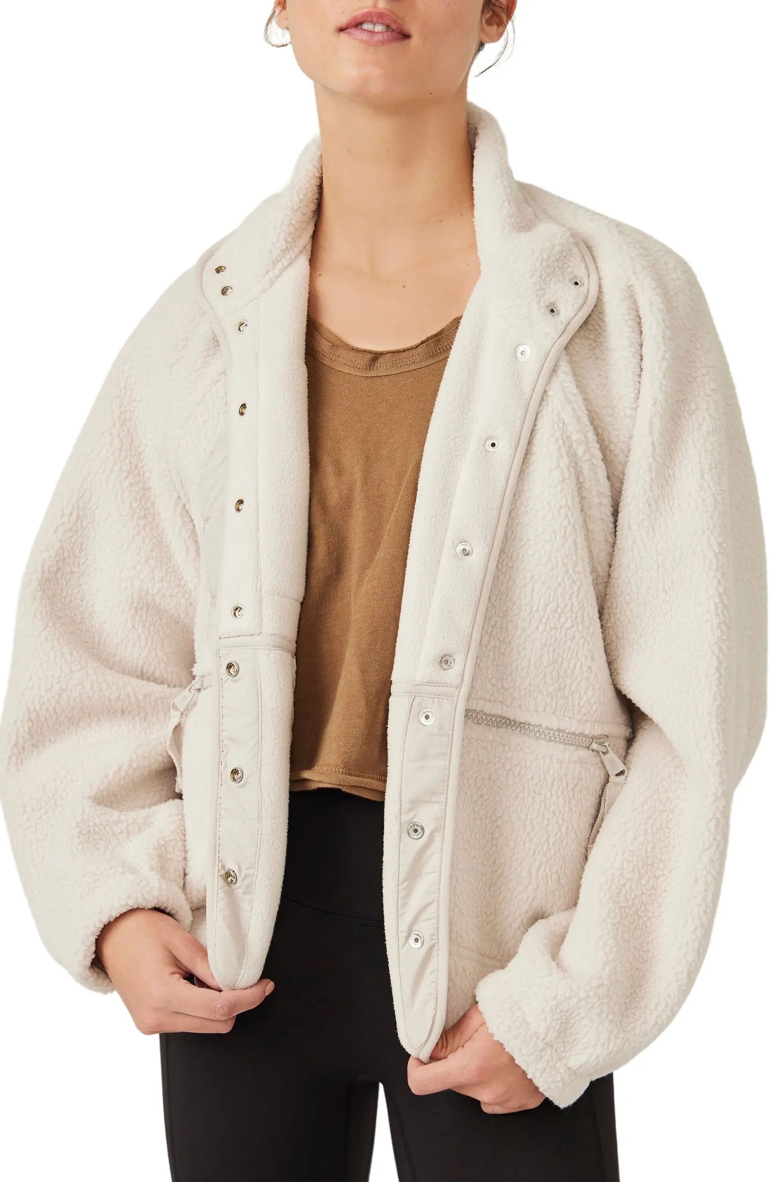 Free People FP Movement Hit the Slopes Fleece Jacket | Nordstrom