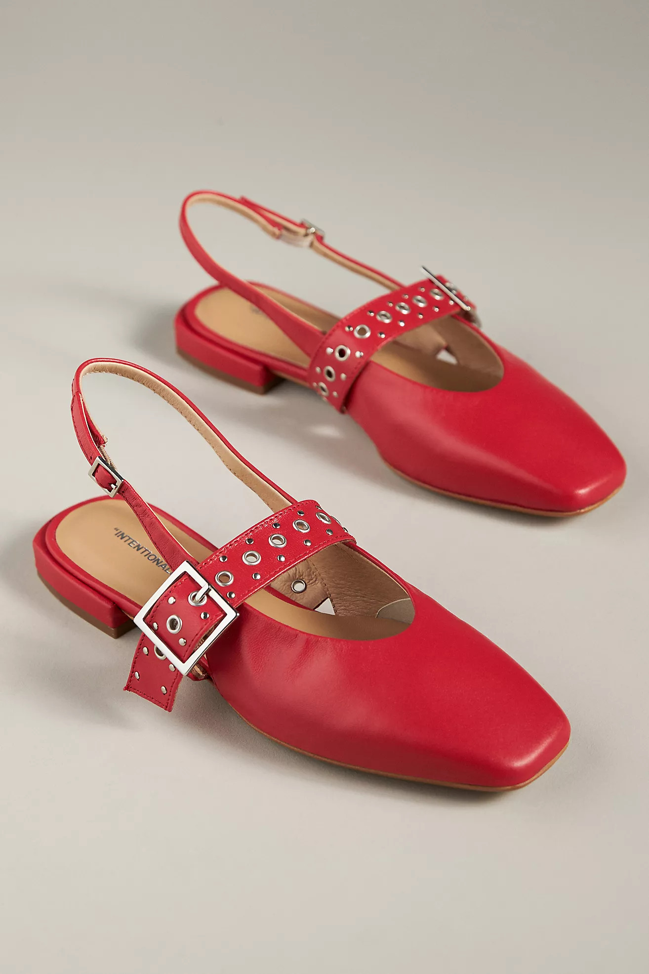 Intentionally Blank Pearl Slingback Flats | Anthropologie (US)