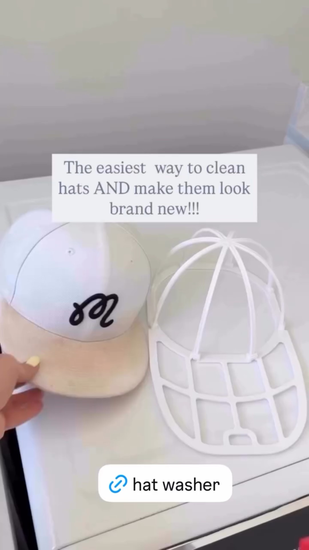 The easiest way to clean hats and make them look brand new ✨

#LTKFindsUnder50 #LTKmomlife #LTKHome