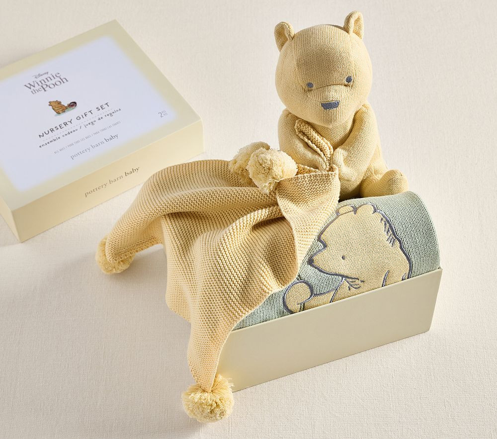 Disney's Winnie The Pooh Thumbie & Blanket Gift Set | Pottery Barn Kids