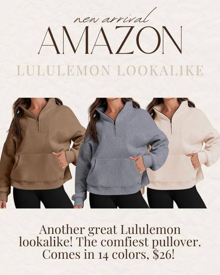 Lululemon lookalike pullovers from Amazon #founditonamazon 

#LTKfitness #LTKstyletip #LTKfindsunder50