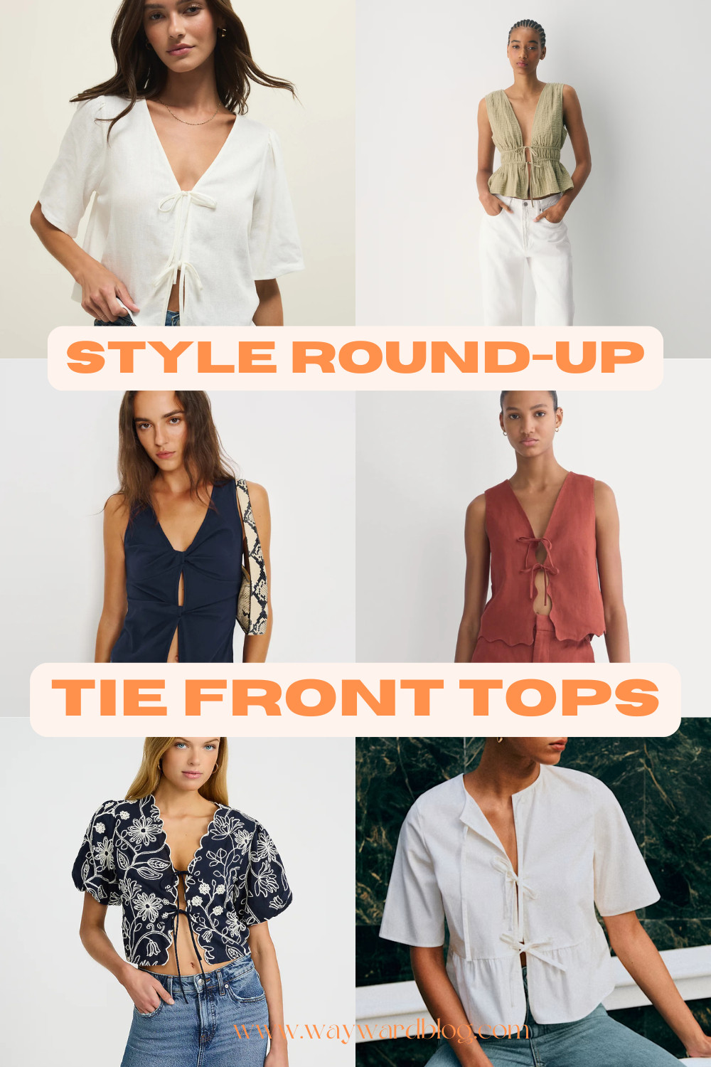 Style Roundup: on-trend tie-front tops

Just an assortment of cutie tops for summer ☀️ 

 #LTKgrwm #LTKootd #LTKSeasonal