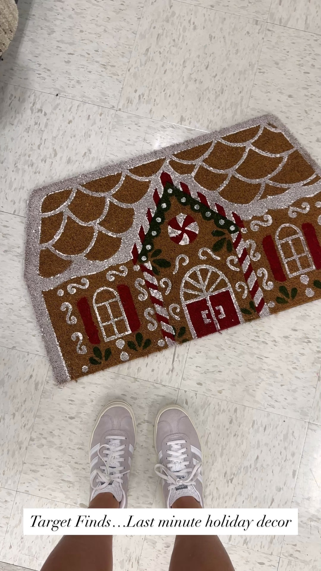 Absolutely love this gingerbread doormat from target.

#TargetFines #HolidayDecor #HolidayDecorations #HolidayDoormat #ChristmasDecorations

#LTKHome #LTKHoliday #LTKFindsUnder50