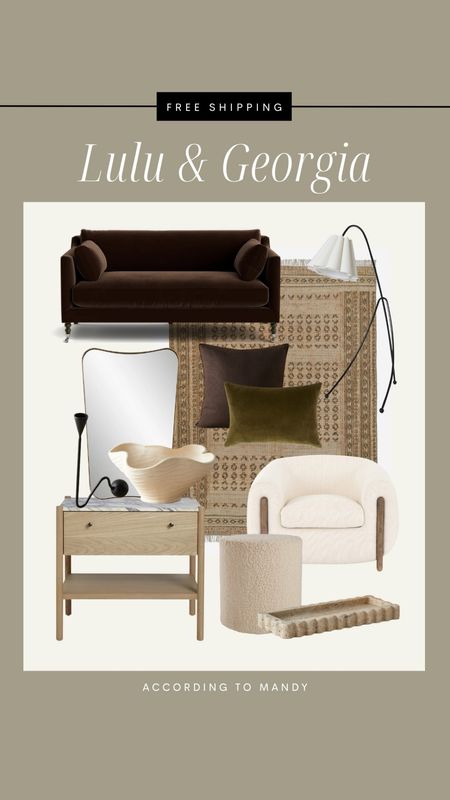 Lulu & Georgia Finds // Free Shipping on orders over $99 until 4/29!

lulu & georgia, modern home finds, modern organic home finds, rustic modern home finds, floor lamp, velvet pillow, ottoman, boucle ottoman, velvet couch, nightstand, candlestick holder, rug

#LTKhome #LTKsalealert